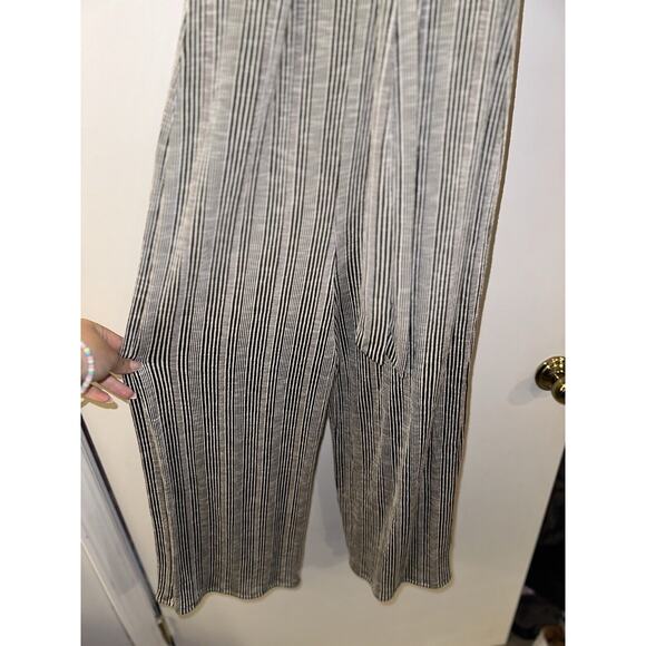 Caution To The Wind Anthropologie Jersey Knit Jumpsuit Romper Size L Striped - Picture 5 of 6